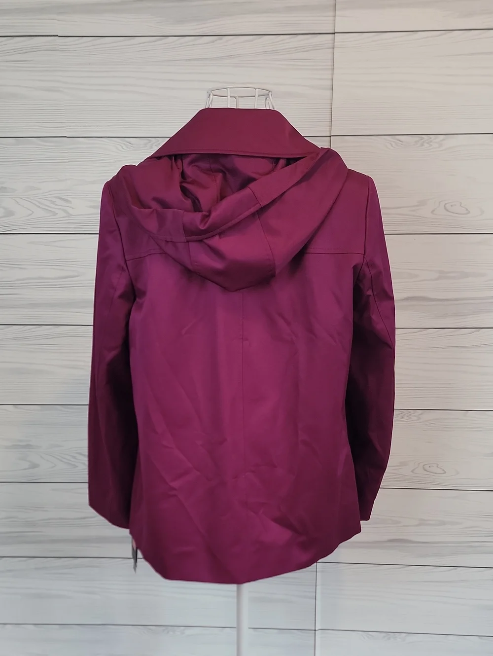 Gallery Magenta Short Overcoat Womens Size MP - NWT